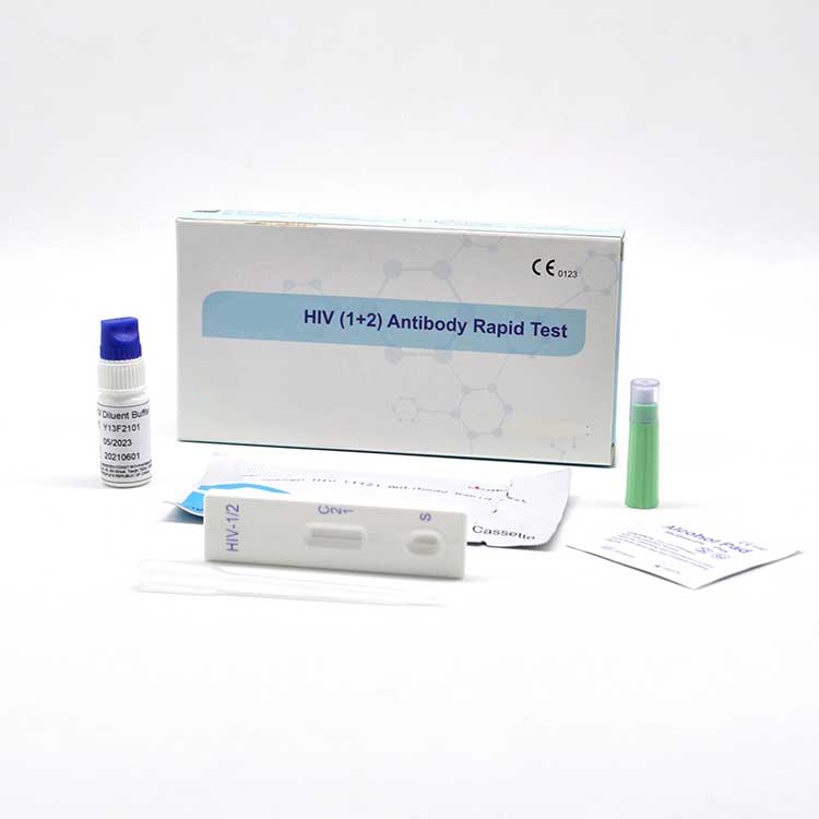 Ce0123 Genehmegt Blutt 1+2 Heemverbrauch Hiv Aids Selbstteststreifen Kits