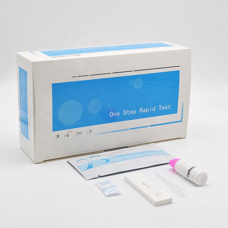 Dispoable Medical Salmonella Typhus Antigen Rapid Test Kit Kassett