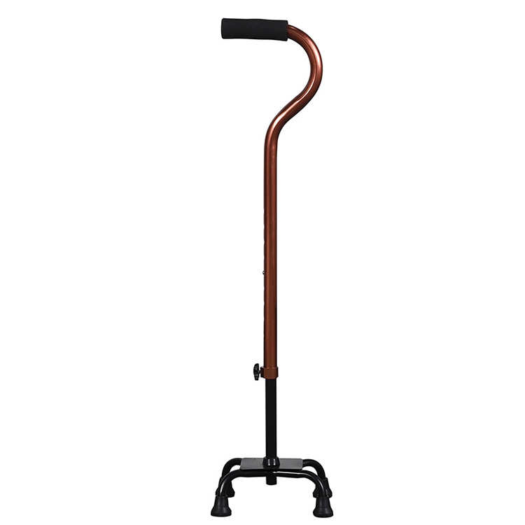 Véierbeen Upassbar Walking Crutches Behënnert Walker Walking Sticks