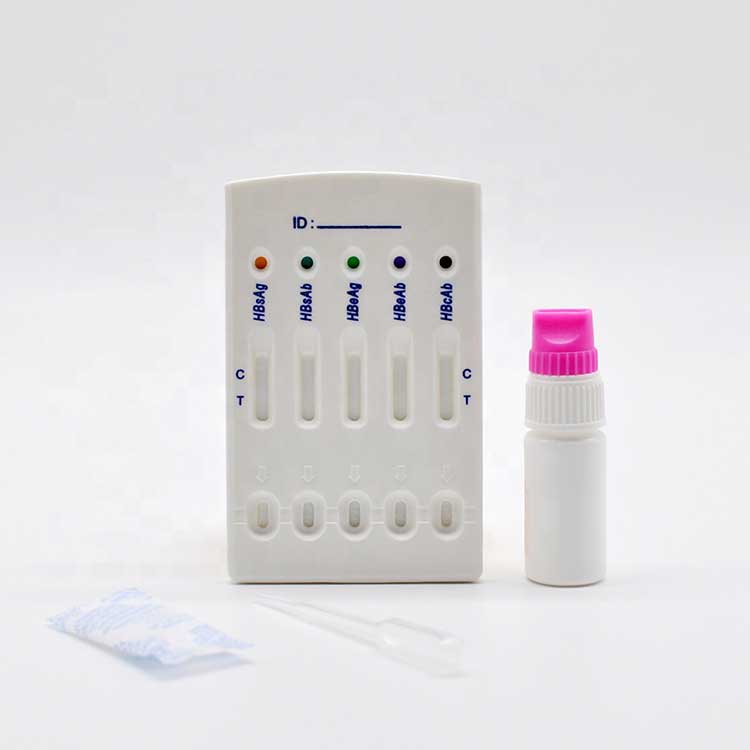 Hepatitis B Virus Hbv 5 An 1 Rapid Test Panel Combo Test