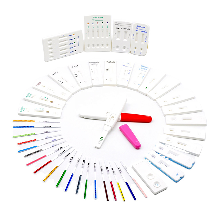 Héich Genauegkeet medezinesch Diagnostik Antigen An Neutraliséierend Antikörper Malaria Igg Igm Hiv Hcg Gripp Pcr A+b Swab Rapid Test Kit