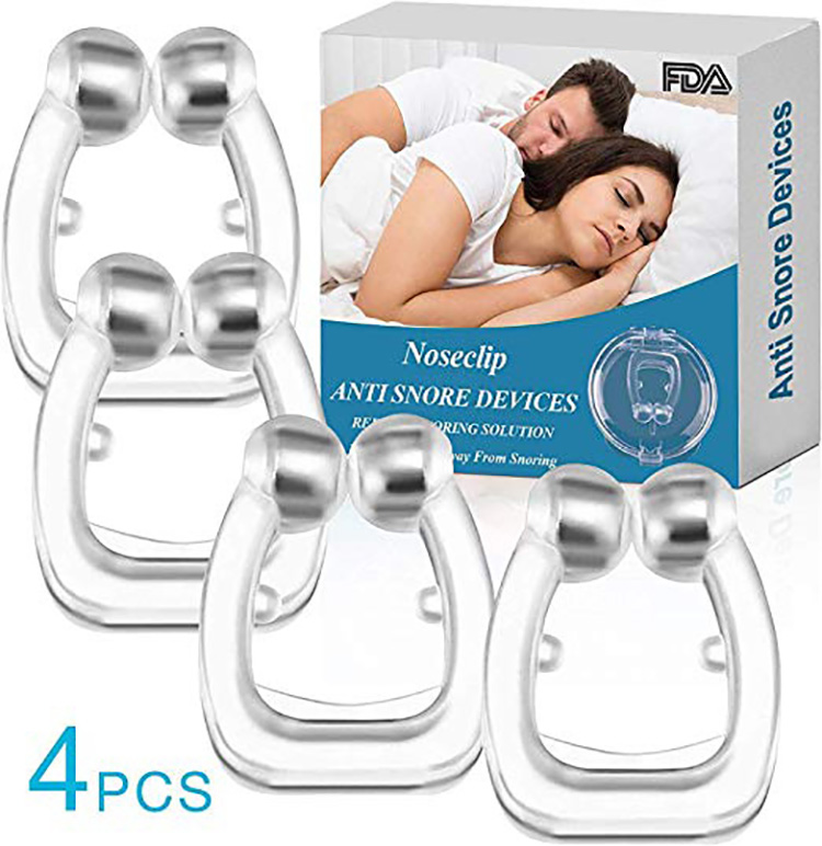 Magnéit Magnéitescht Anti Snoring Nues Aid Clip Snore Stopper