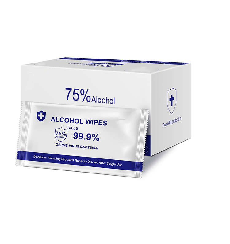 Medizinesch Alkohol Wipes a Pads