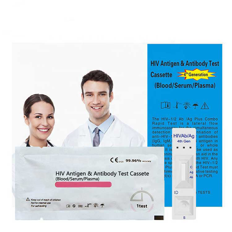 New 4. Generatioun Hiv Test Kit 1/2 Ag Ab Rapid Test Kassett