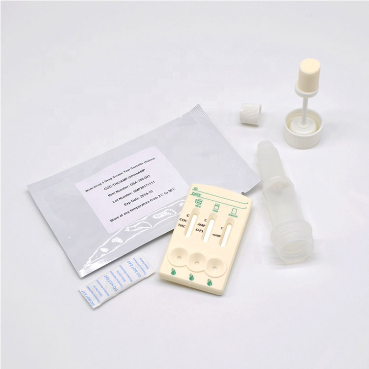 Rapid One Step Saliva Multi Drug Test 5 An 1 Drugtest Panel