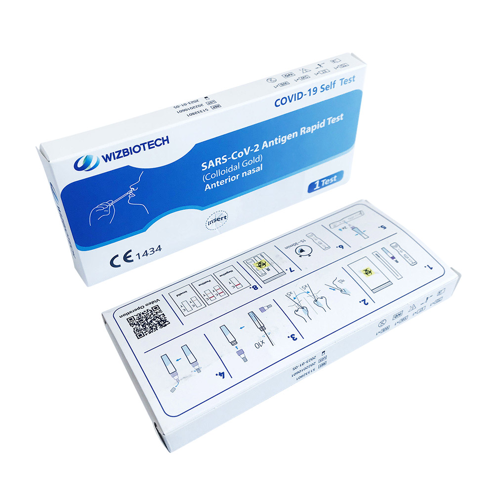 SARS-CoV-2 Antigen Rapid Test (kolloidal Gold) fir Selbsttestung